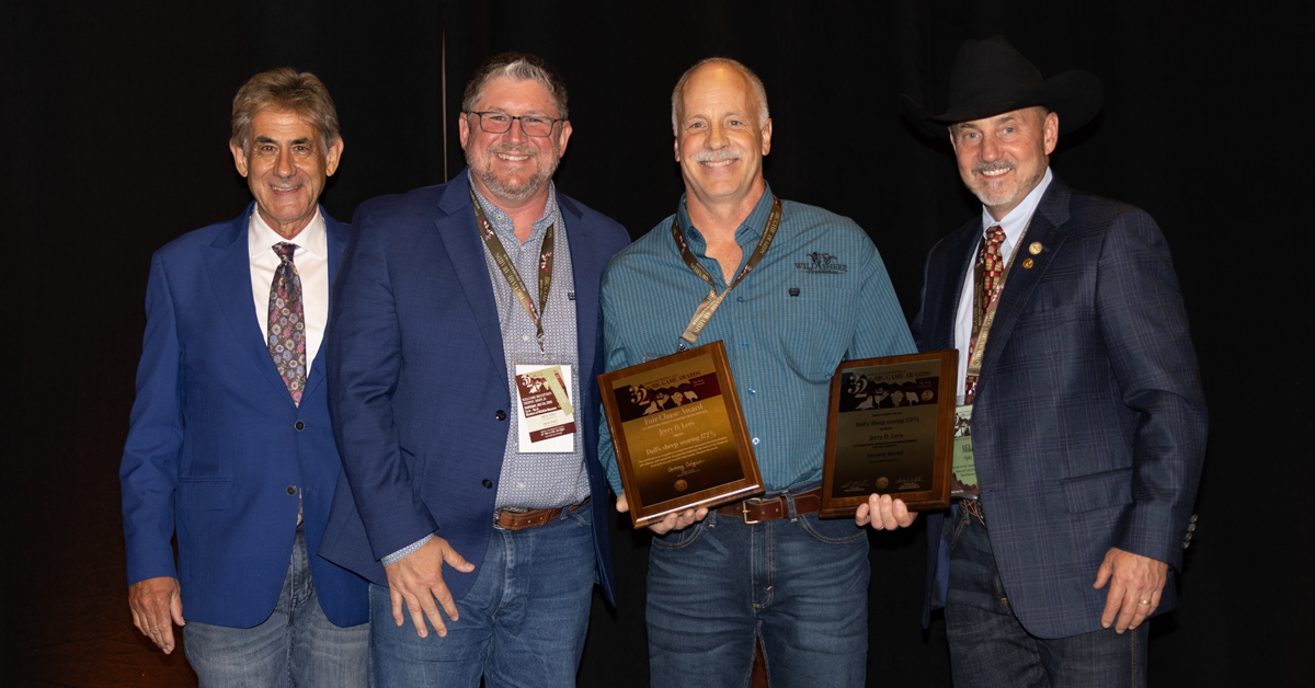 Left to Right: Boone and Crockett Club President Tony Caligiuri, Fiocchi sponsor Christain Hogg, Jerry Lees, and Big Game Records Committee Chairman Mike Opitz.