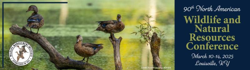 wildlife and natural resources conference banner