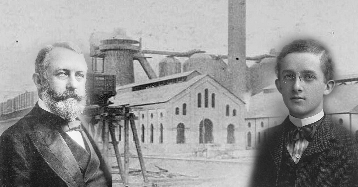 LEFT: Henry Clay Frick. RIGHT: Childs Frick, 1901.