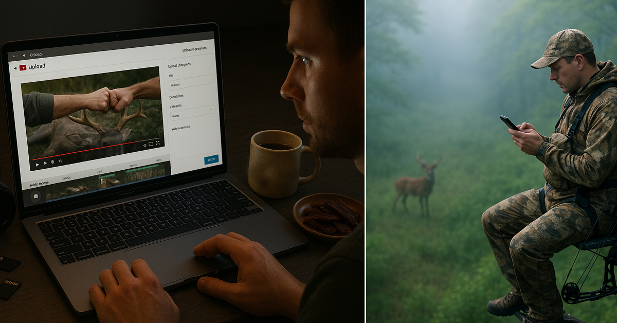 In today's tech age, we are constantly bombarded with images and algorithms whether we like it or not. Maybe dropping our phone from the treestand isn't so bad after all?​​​​​​​