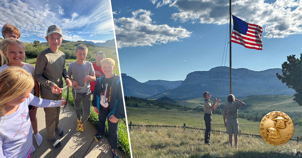 Kids at the Theodore Roosevelt Memorial Ranch and Education Center