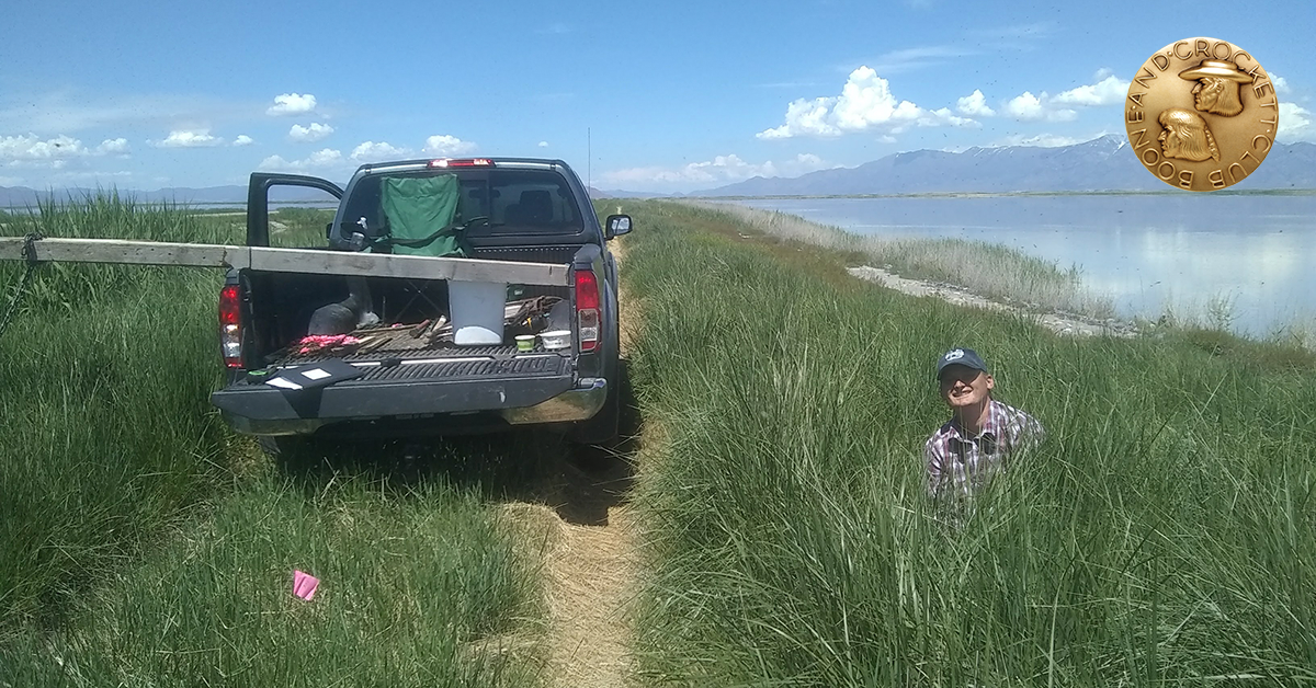 Mark Bell working outdoors