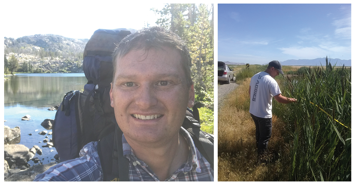 Mark Bell working outdoors