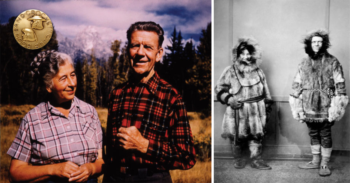 Olaus Murie with his wife