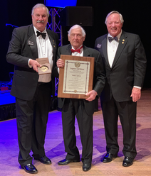 Dan Pedrotti (center) recieved his Sagamore Hill Award in 2021. Pictured here with B&C Past Presidents Jim Arnold (left) and Ben Wallace (right).