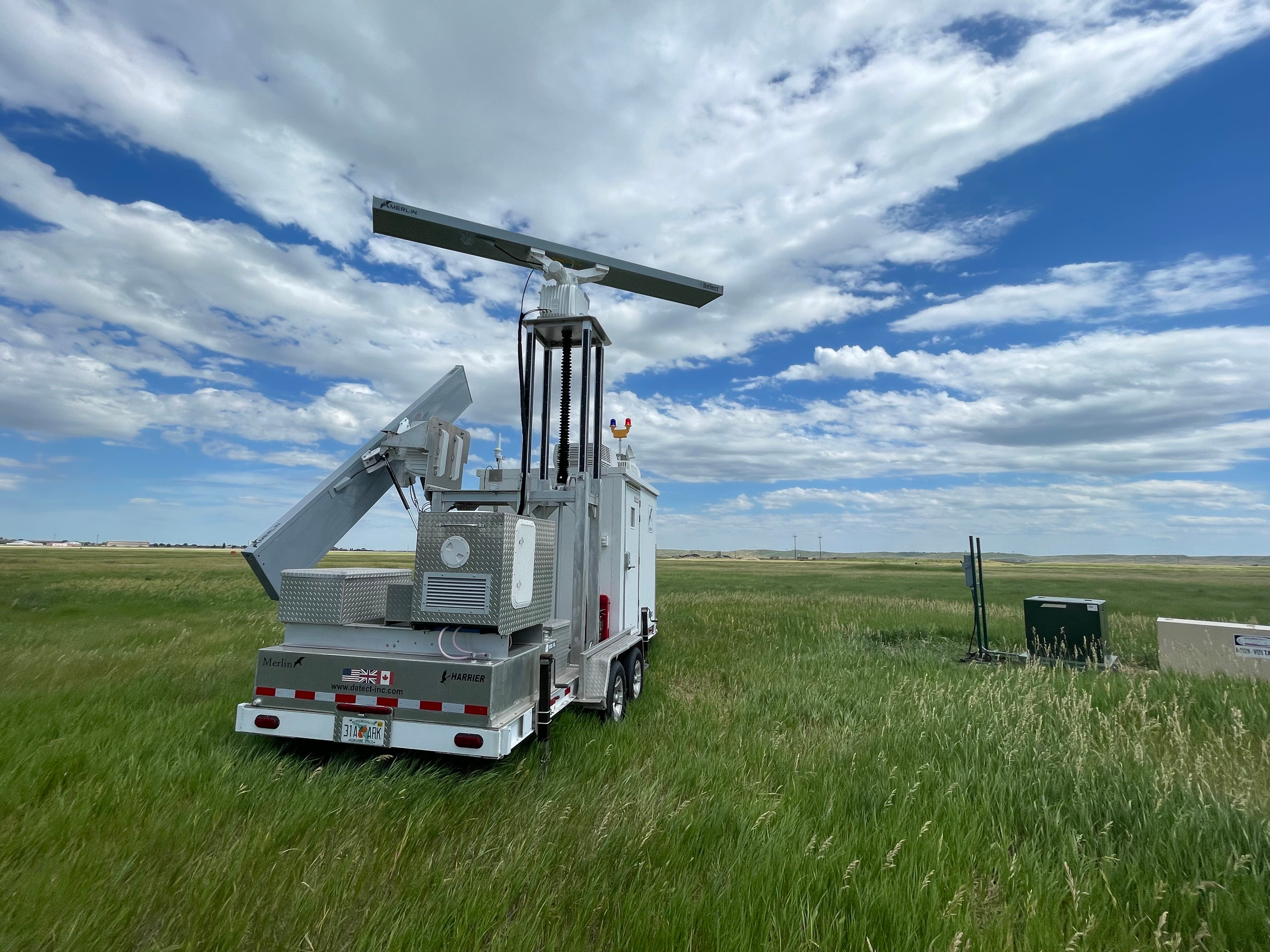 Bird-dedicated radar system. Image was approved for release by Ellsworth Air Force Base Public Affairs. Image courtesy of Marco Salvo.