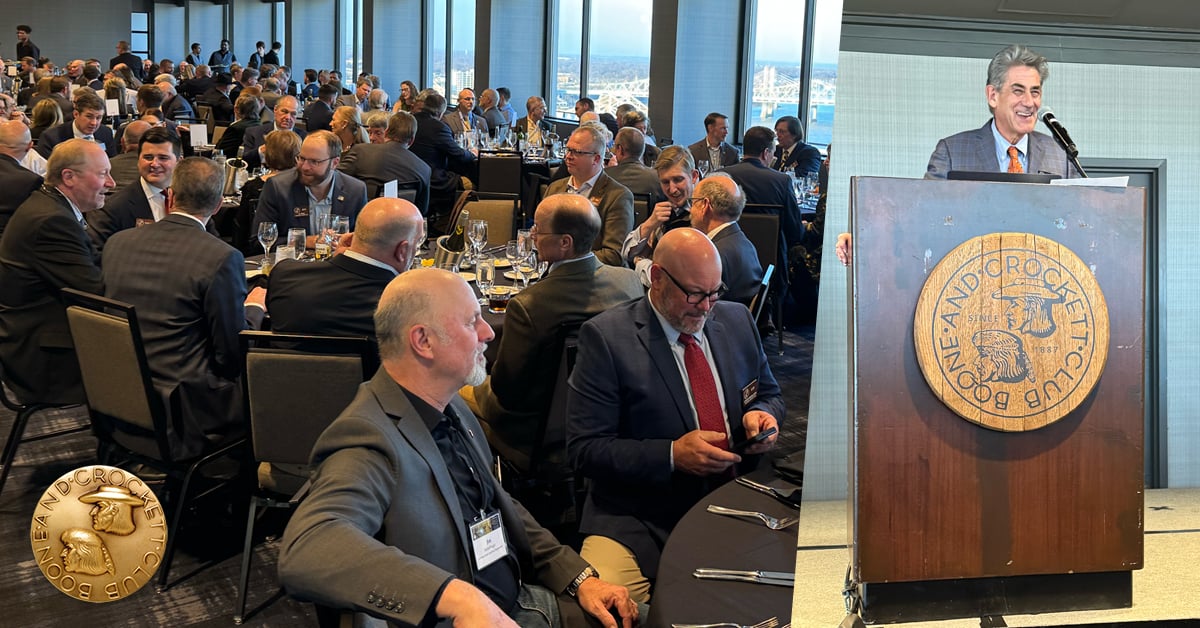 Boone and Crockett Club President Tony Caligiuri welcomed everyone to the dinner in Louisville, Kentucky. 