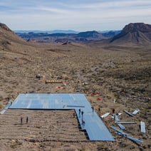 building foundation in desert