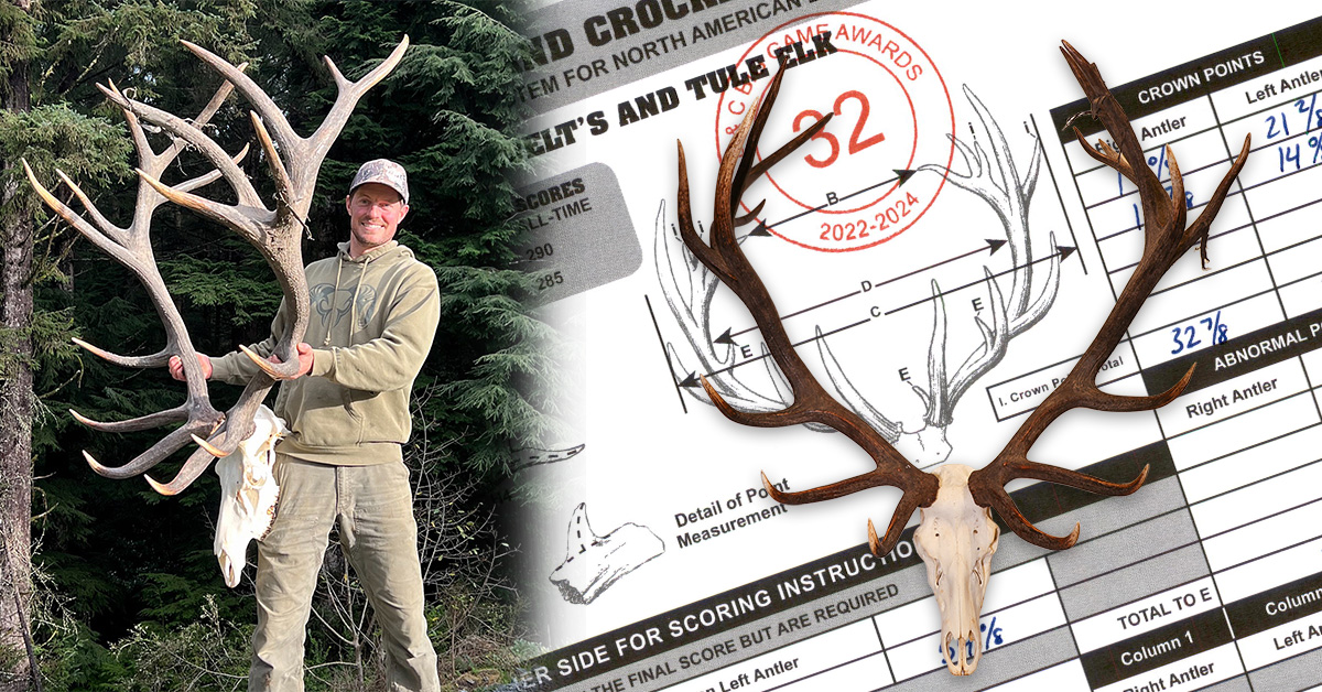 Timothy Carpenter with new world record roosevelt elk