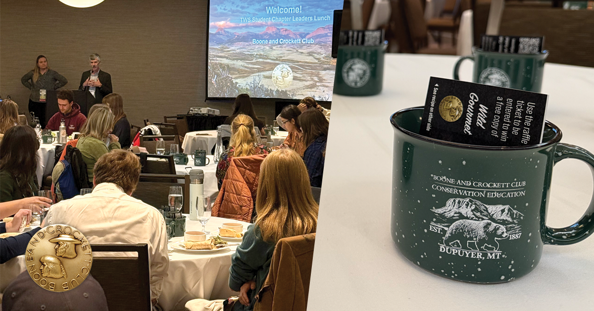 B&C student leaders lunch and mug