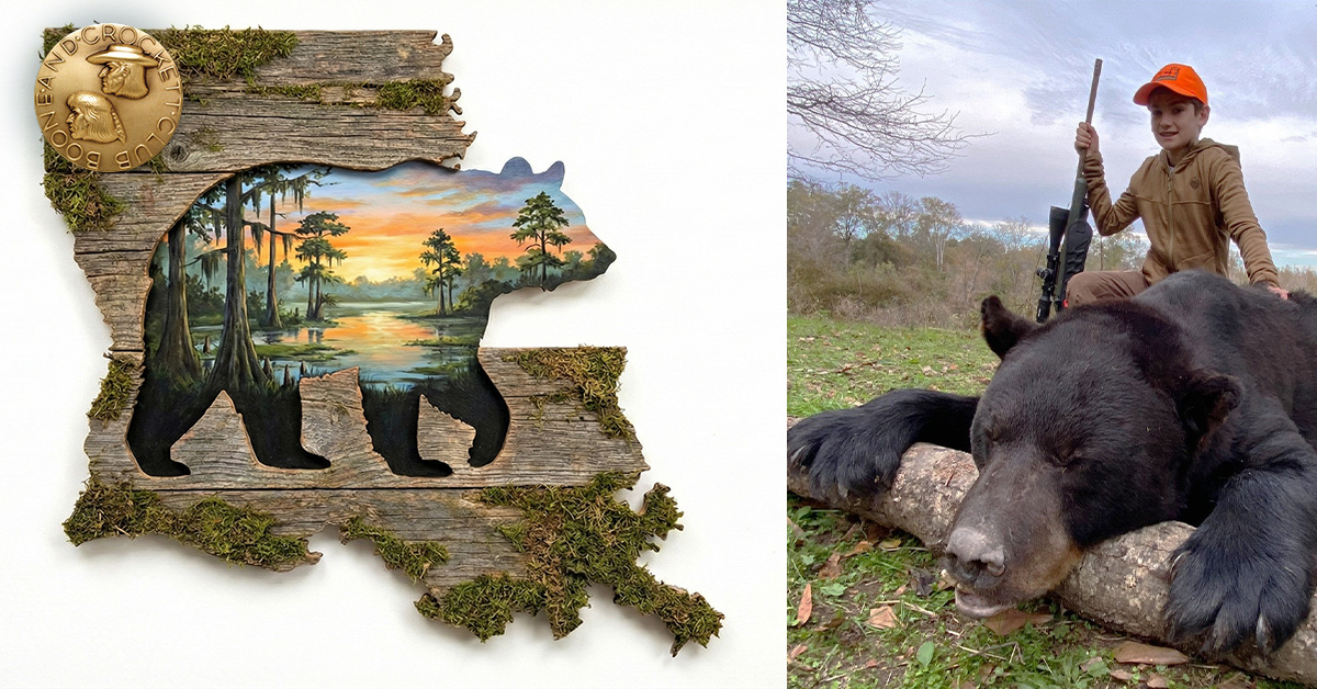 Louisiana State Record black bear 