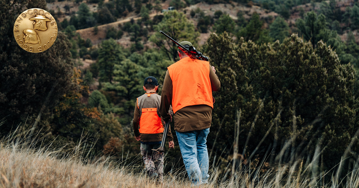 father and son hunting