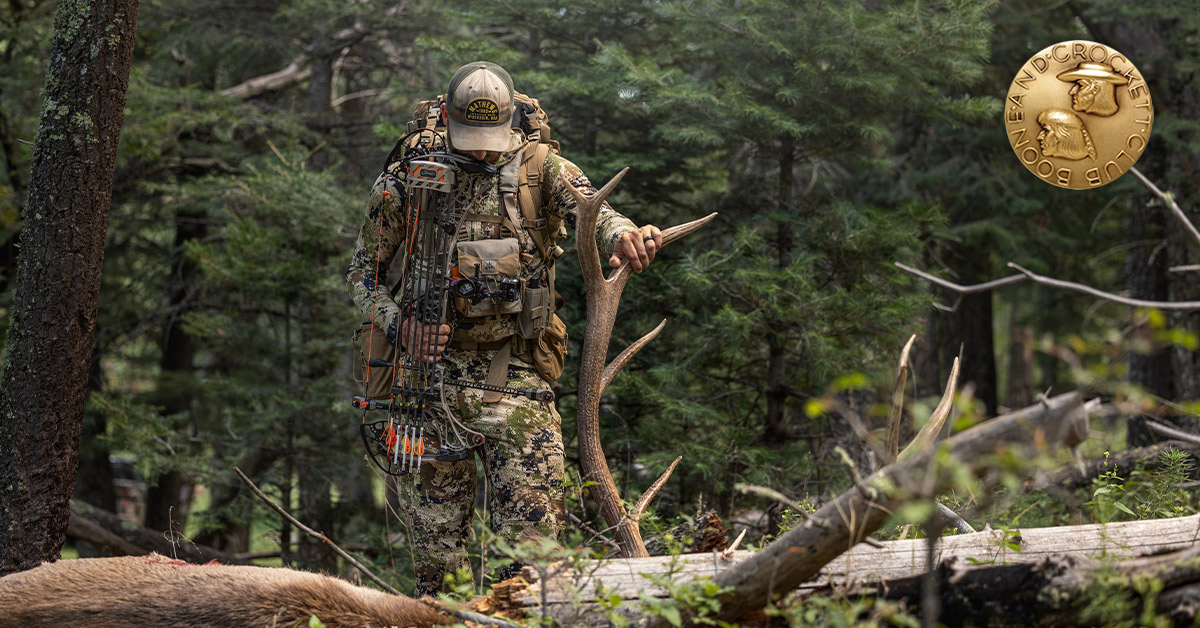 hunter with elk