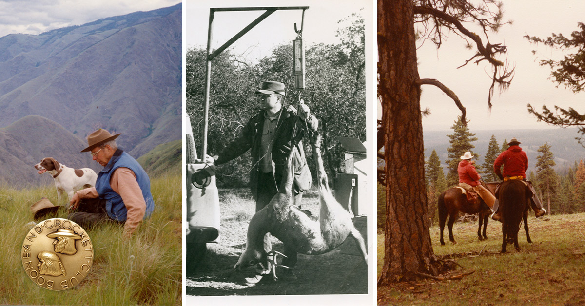 collage of Jack Ward Thomas