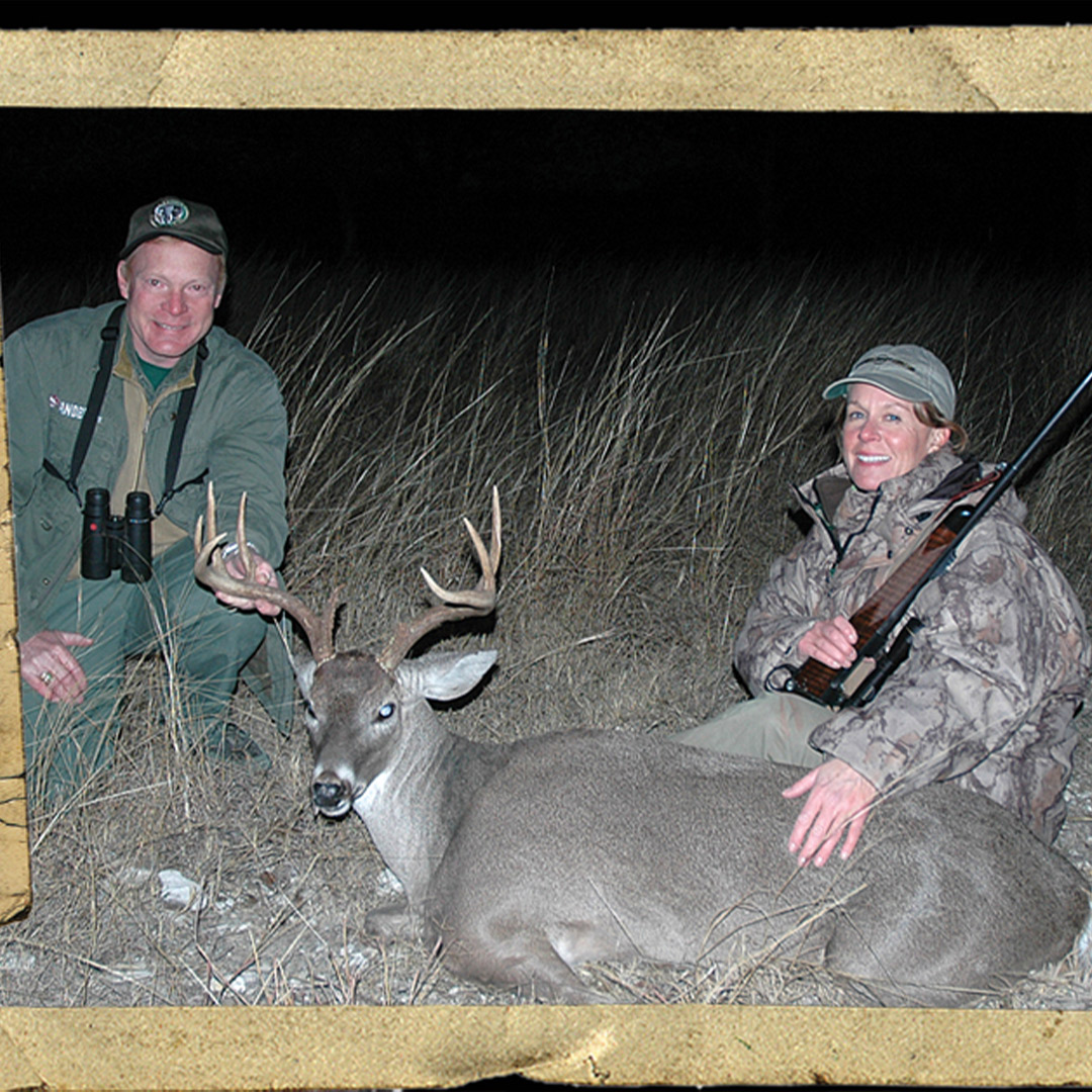 man and wife hunting