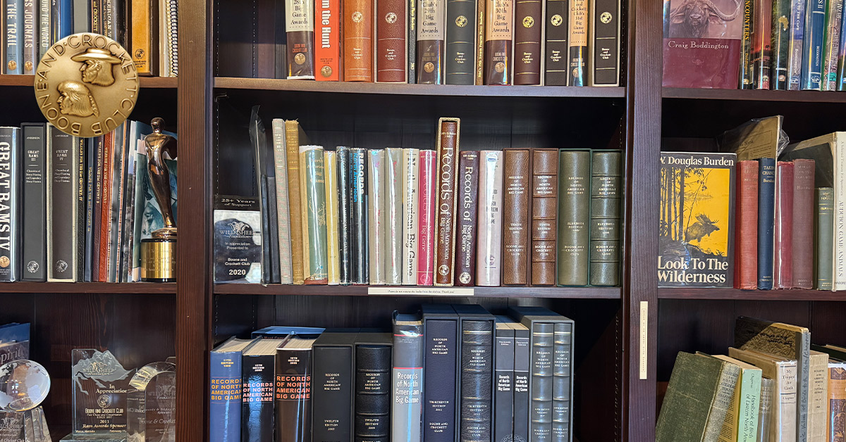 books in a library