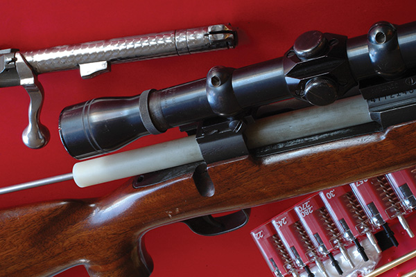cleaning rifle