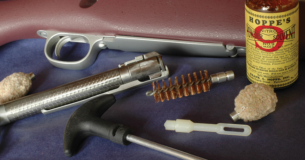cleaning rifle