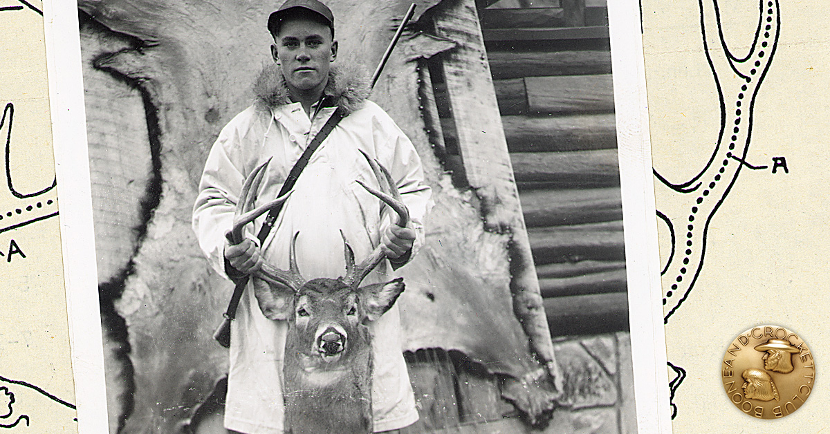 vintage whitetail hunting photo