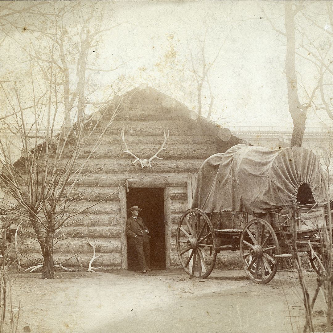old vintage cabin