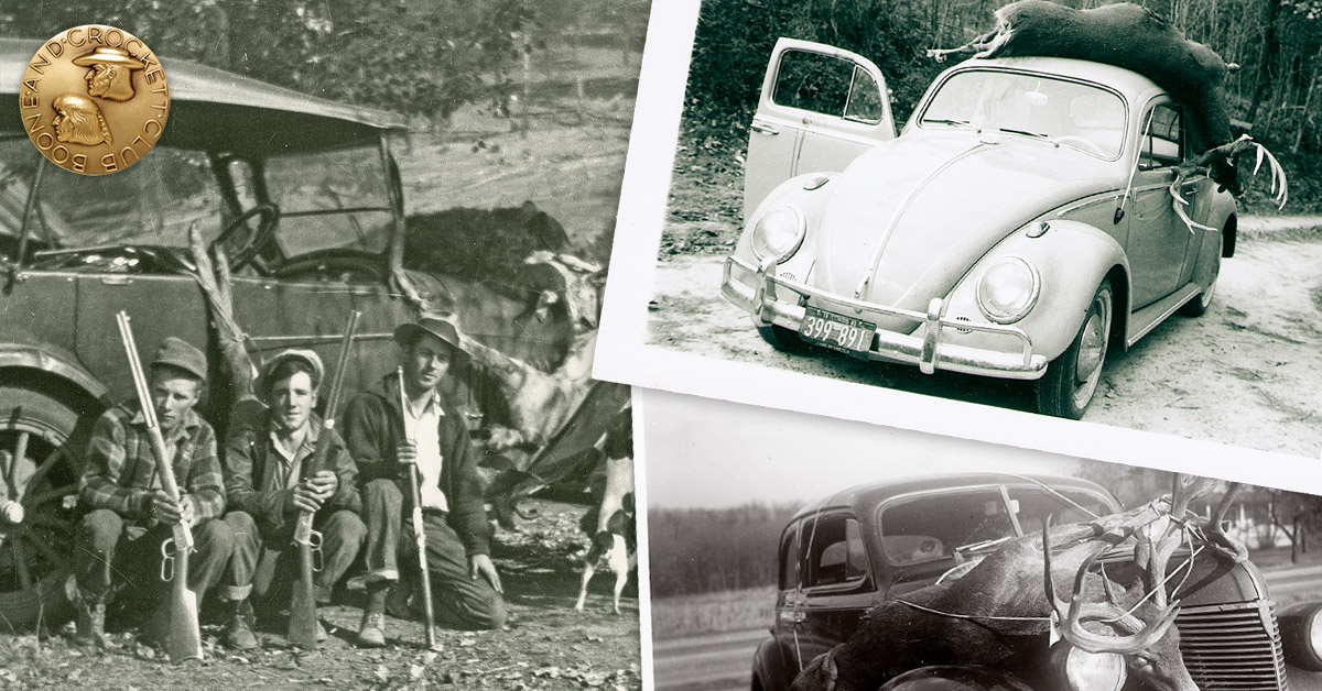 vintage hunting collage