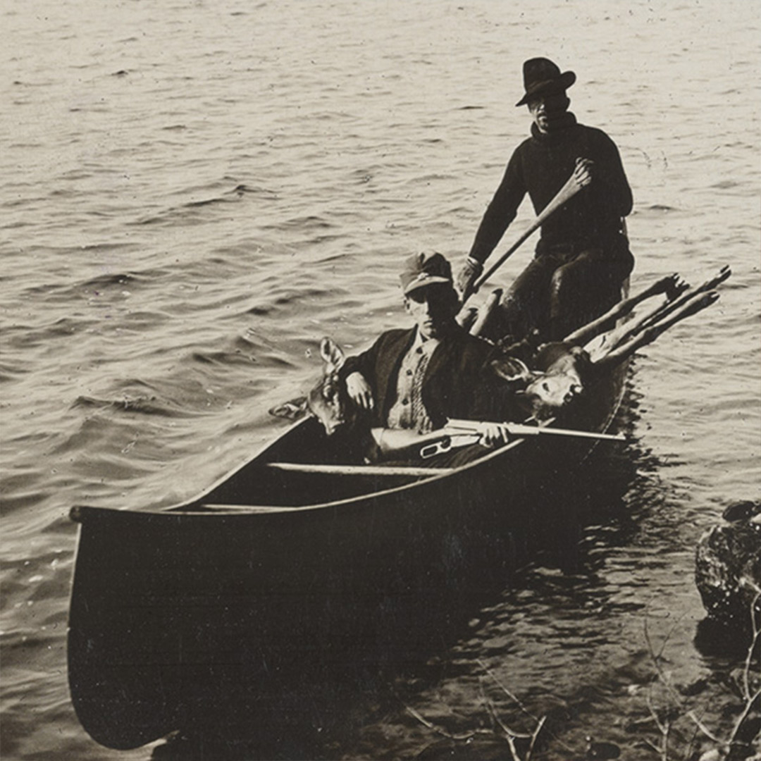 vintage canoe