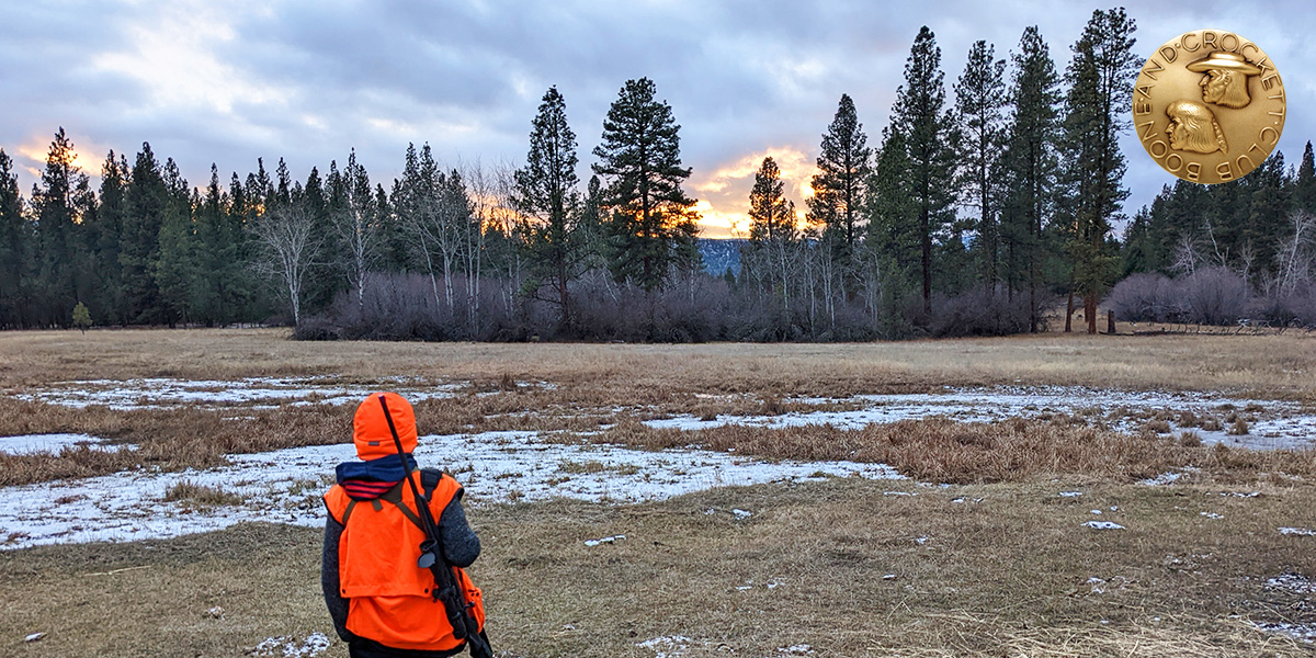 child out hunting