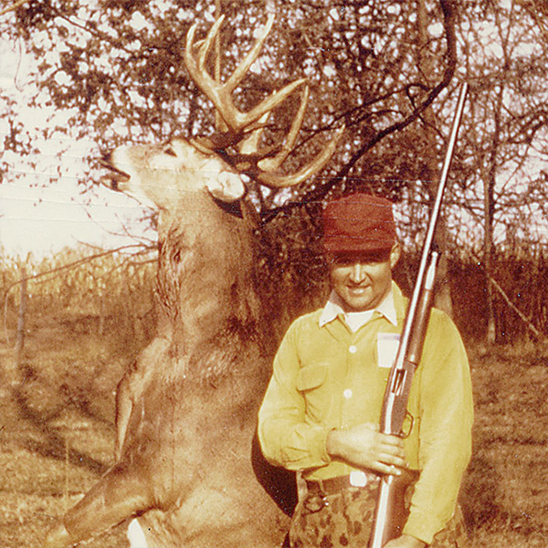vintage whitetail hunting photo