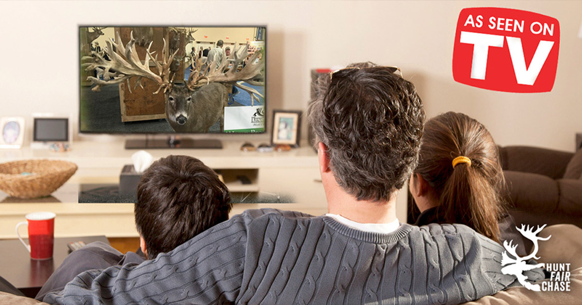 family watching tv