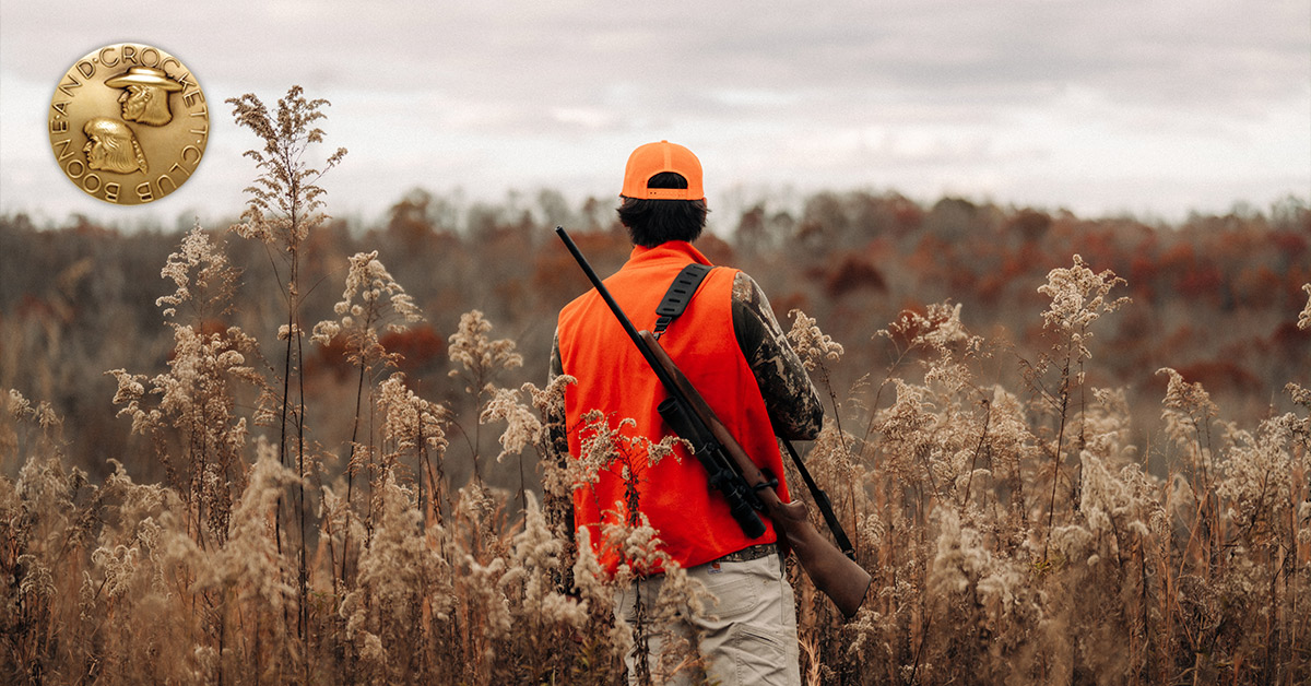 hunter in field