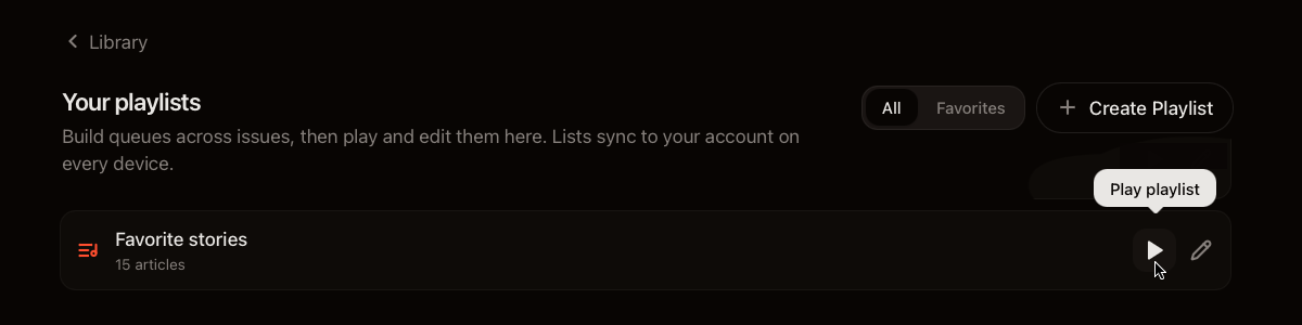 Fair Chase Pro Navigation Playlist