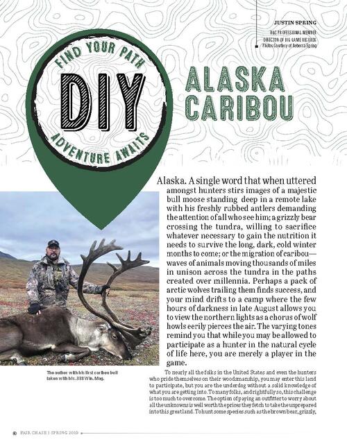 DIY Alaska Caribou