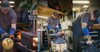 blacksmith working