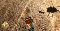 mule deer capture from helicopter
