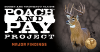 B&C poach and pay project logo with deer