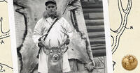 vintage whitetail hunting photo