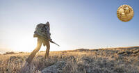 hunter on hill