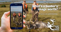 picture being taken of two hunters