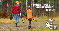 father and son hunting