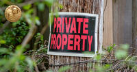 private property sign