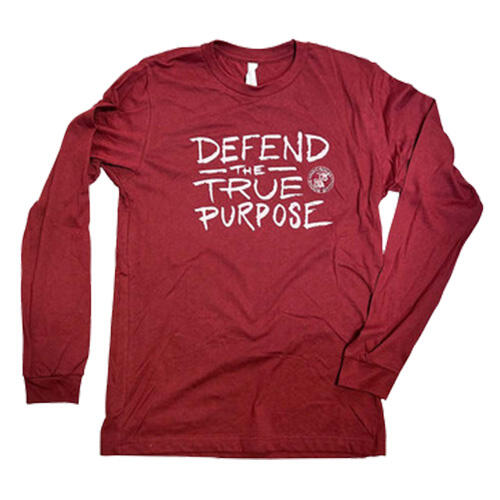 Defend the true purpose t-shirt in red